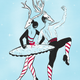 Illustration for article titled Christmas Couture: Santa's Reindeer, Reimagined as Runway Stars